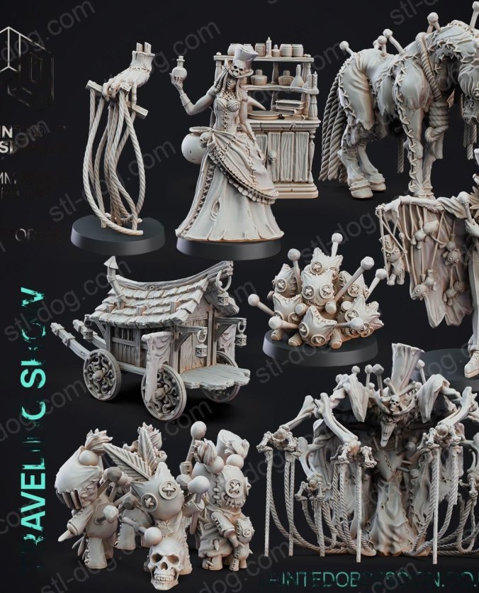 木偶秀 (Puppet Show) 3D打印图纸